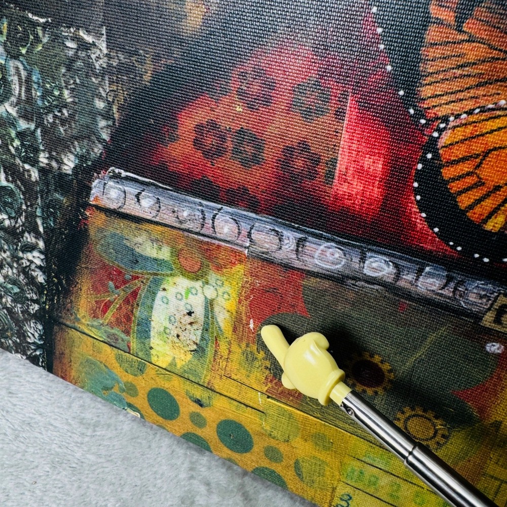 Kelly Rae Roberts Demdaco Mixed Media Faith Free Wall Art Set 2 Butterfly Angel - Picture 13 of 13